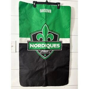 Bardown Nordiques‎ Prep Hockey Garment Bag Green Black White Zipper